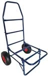 Relaxdays Transportwagen, klappbarer Rollwagen, HBT: 102x50x37 cm, luftbereift, bis