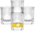 Schott Zwiesel Whiskyglas Fave (4er-Set), anmutige Tumbler f&uuml;r Whisky mit Relieff,