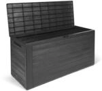 Kreher Kompakte Kissenbox/Aufbewahrungsbox in Anthrazit mit 280 Liter...
