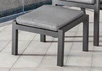 Destiny Fu&szlig;hocker GARDA Aluminium, 60x44x38/42 cm, mit Polster