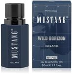 MUSTANG WILD HORIZON ICELAND Parf&uuml;m Herren 50 ml I Aromatisch-holziges Eau de
