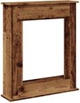 vidaXL Kaminumrandung Altholz-Optik 75x20x87,5 cm Holzwerkstoff