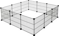 Kerbl Pet Freilaufgehege Hopsi | Zw&ouml;lf Gitterelemente &agrave; 35 &times; 35 cm, flexibel
