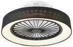Qazqa led Modern Deckenventilator mit Fernbedienung - Emily - Schwarz,