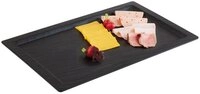 APS 83981 GN 1/1 Tablett Slate, 53 x 32,5 cm, H&ouml;he 1,5 cm, Melamin, schwarz,