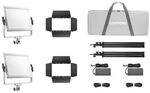 Godox Litemons LP600R 2X Kit LED Panel Licht RGB