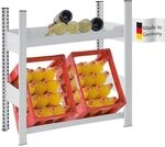 PROREGAL Getr&auml;nkekisten- & Weinregal CHIEMSEE VINO | HxBxT 82,5x81x33,5cm | 2...
