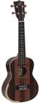 DIMAVERY UK-800 Concert Ukulele, Ebony | Konzert-Ukulele mit Tonabnehmer