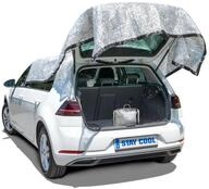 WALSER Schattennetz Auto 4x6 m, Alu Sonnenschutz Auto (bis zu 20&deg; C k&uuml;hler) f&uuml;r