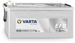 VARTA ProMotive EFB (C40) 12V 240Ah 1200A - Robuste Nassbatterie f&uuml;r Nutzfahrzeuge