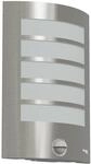 Oktaplex Alto Au&szlig;enleuchte mit E27 Fassung und Sensor Wandlampe eckig IP44...