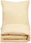 ZOLLNER Bettw&auml;schegarnitur 80% Baumwolle, 20% Polyester, 80x80 cm + 140x200...