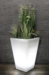 Arnusa Gro&szlig;er LED Blumenk&uuml;bel 69,5 x 45 cm beleuchtet RGB mit Fernbedienung...
