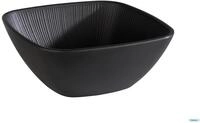 APS 85071 Schale NERO, 19,5 x 19,5 cm, H&ouml;he 8 cm, Melamin, schwarz, 1,5 Liter