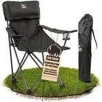 BigDean Luxus Campingstuhl Faltbar Extra gro&szlig; 150 KG Belastbar, Stabil und...