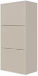 Selsey Schuhschrank Schuhregal 50 cm 3 Klappen Schuh Schrank 12 Paar Schuhe