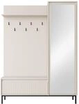 Mirjan24 Garderoben-Set Ozmi 1D1K, praktische Wandgarderobe mit 7 Kleiderhaken,