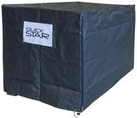 QUICK STAR Gitterbox Abdeckung 125x85x87cm Grau PE Gewebefolie Schutzh&uuml;lle