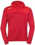 Kempa Herren Hoodie Emotion 2.0 Quarter Zip Hoodie, chilirot/Rot, 4XL, 200226705