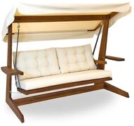 WESTMANN Hollywoodschaukel Viva 2400 Beige 237x115x175 cm Gartenschaukel