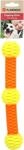 Flamingo Spielzeug f&uuml;r Hunde Lipa Stock mit Ball Gelb & Orange - 28x4,9x4,9cm -
