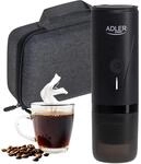 ADLER EUROPE Tragbarer Camping Kaffeemaschine &ndash; USB C &ndash; 20 Bar &ndash; Mit