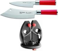 F. DICK Kochmesser-Set &bdquo;Ajax, Red Spirit (Messer 15 cm, K&uuml;chenmesser 20 cm,
