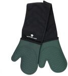 MasterClass Silikon-Ofenhandschuhe, hitzebest&auml;ndige Handschuhe mit
