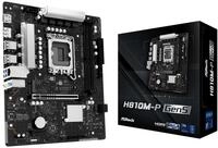 ASRock H810M-P Gen5 Motherboard, Micro ATX, LGA1851 Socket, DDR5, PCIe 5.0,...