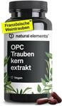 natural elements OPC Traubenkernextrakt &ndash; 90 hochdosierte Kapseln f&uuml;r 3...