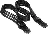 Corsair ThermalProtect PCIe 5.1 600W 12V-2x6 Netzteilkabel &ndash; Schwarz