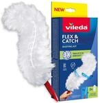 VILEDA FLEX & CATCH Staubwedelentferner mit 2 Ersatzteilen, 360&deg;...