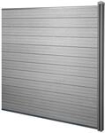 Mendler WPC-Sichtschutz Sarthe, Windschutz Zaun, WPC-Pfosten...