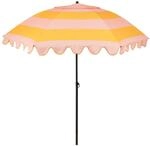 MICA Decoration Neigbarer Sonnenschirm mit Streifenmuster - Stockschirm 238 x...