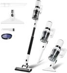 KLAMER Akku Staubsauger, 2-in-1 Staubsauger kabellos & Handstaubsauger,...