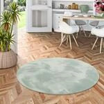 Pergamon Kunstfaser Teppich Wohnzimmer Luxus Super Soft Fellteppich Pearl Gr&uuml;n...