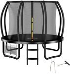Zelsius Trampolin Schwarz &Oslash; 305 cm f&uuml;r den Outdoor-Bereich | Trampolin...