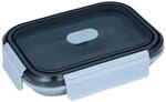 Lurch Frischhaltebox Silikon faltbar up & down 800 ml frozen blue