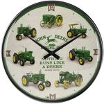 Nostalgic-Art Retro Wanduhr, &Oslash; 31 cm, John Deere &ndash; Model Chart &ndash; Geschenk-Idee
