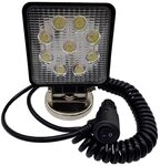 Berger + Schr&ouml;ter GmbH LED Arbeitsscheinwerfer rund, 9x3 W, ca. 2160 Lumen, mit