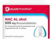 NAC AL akut 600 mg Brausetabletten zur Schleimlösung bei Atemwegserkrankungen,...