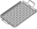 BBQ-Toro Edelstahl Grillschale rechteckig | (B) 44 x (T) 26 x (H) 4,5 cm |...