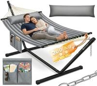 KESSER&reg; H&auml;ngematte Hill mit Gestell Kissen Doppelh&auml;ngematte f&uuml;r 2