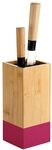 KESPER | Messerblock, Material: Bambus, Kunststoff, Ma&szlig;e: 10 x 10 cm, H: 23 cm,