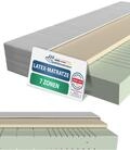 AM Qualit&auml;tsmatratzen 7 Zonen Latex Matratze 100x200 H3 - Made in Germany -...