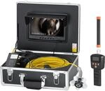 VEVOR Kanalkamera mit 512-Hz-Ortungsger&auml;t, 50 m, 9-Zoll-Rohrinspektionskamera...