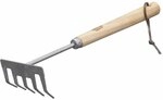Siena Garden Kleinrechen ISYplant, Edelstahl/eschenholz, 39 x 12 x 7 cm