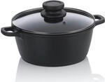 kela Fleischtopf 20 cm mit Glasdeckel ATURA, Kochtopf klein 1,7 Liter, Topf