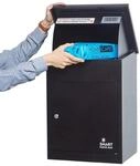 SMART PARCEL BOX Paketbox, Paketbriefkasten Wandmontage, Briefkasten mit...
