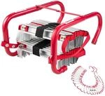 VEVOR Feuerleiter, 15 m, einziehbare Rettungsleiter max. 453,6 kg, leichte Notleiter